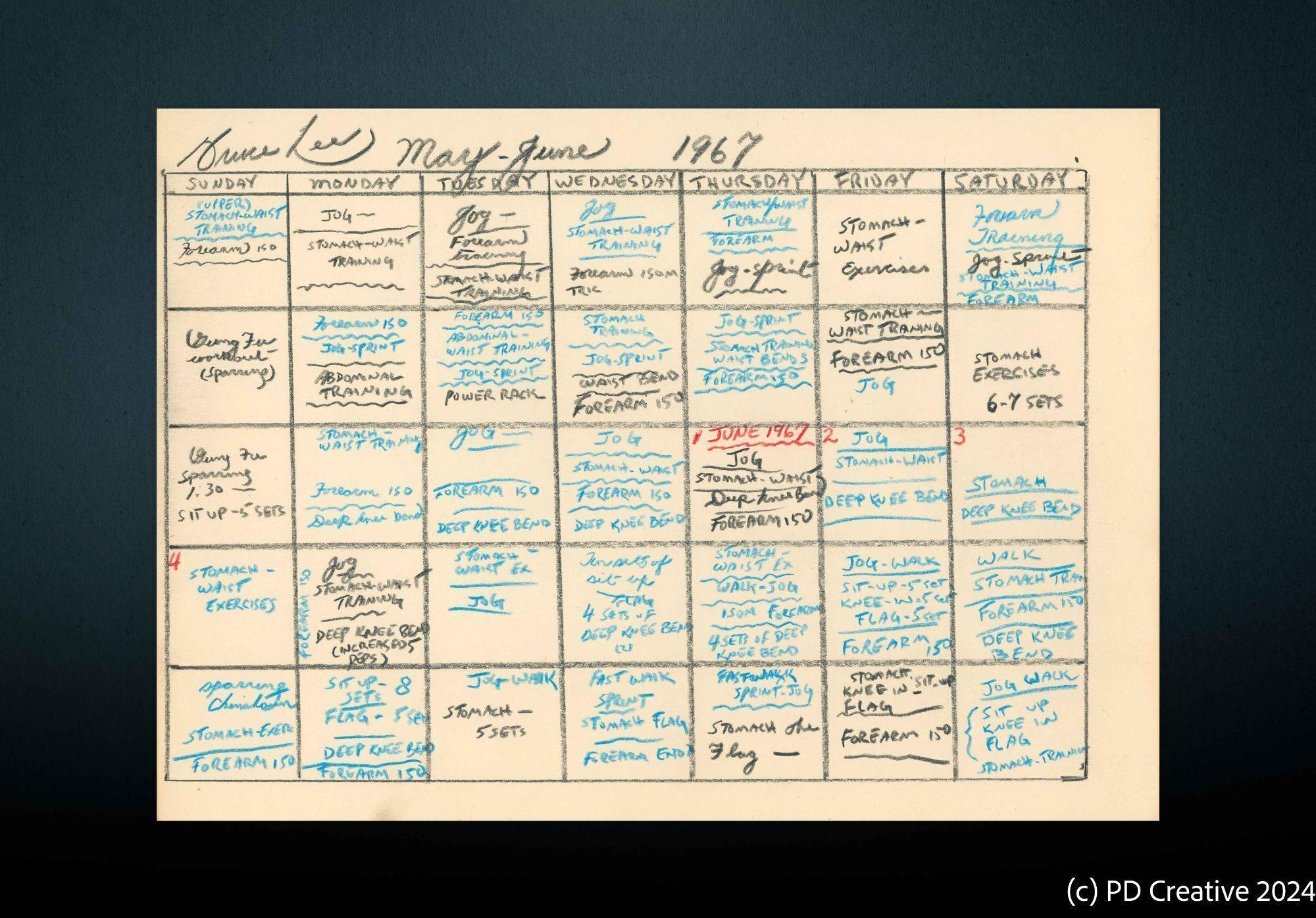 Bruce Lee | Signed Hand-Written 