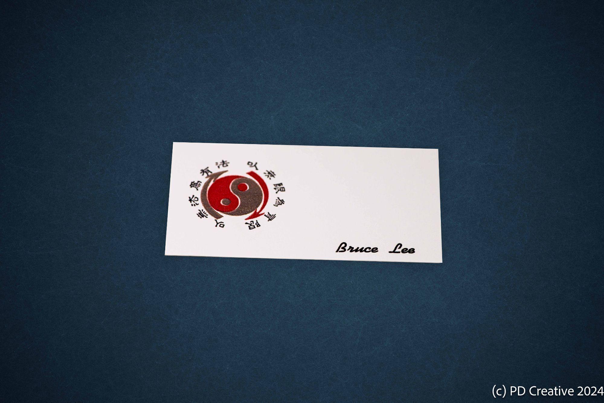Bruce Lee | Single-Sided Business Card 李小龍| 單面名片