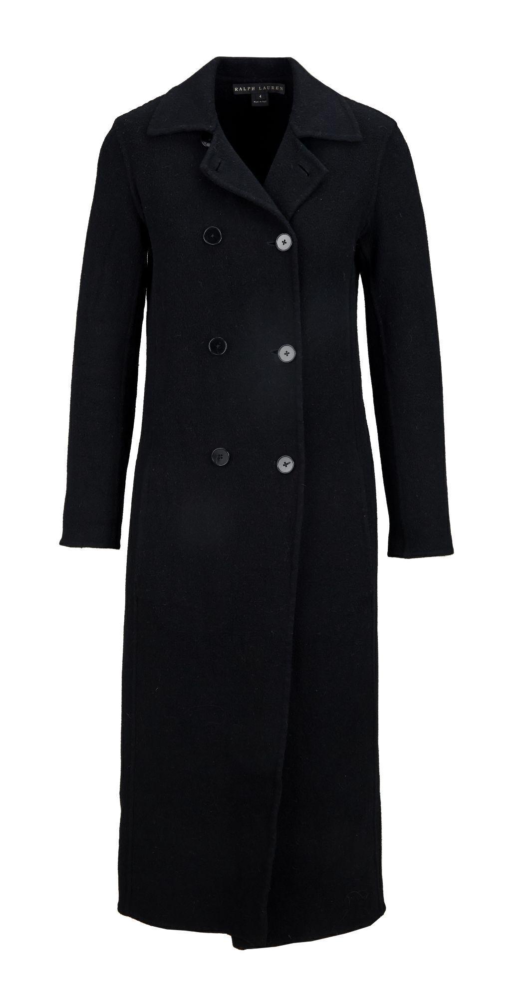 Olivia Newton-John | Ralph Lauren Black Coat