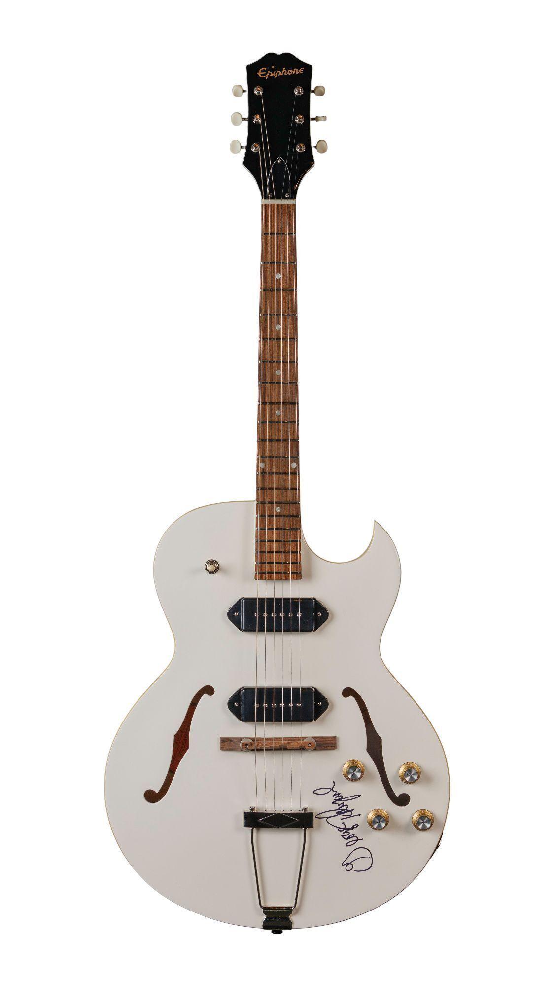 George Thorogood | Signed Epiphone White Fang ES-125 TDC, Bone White