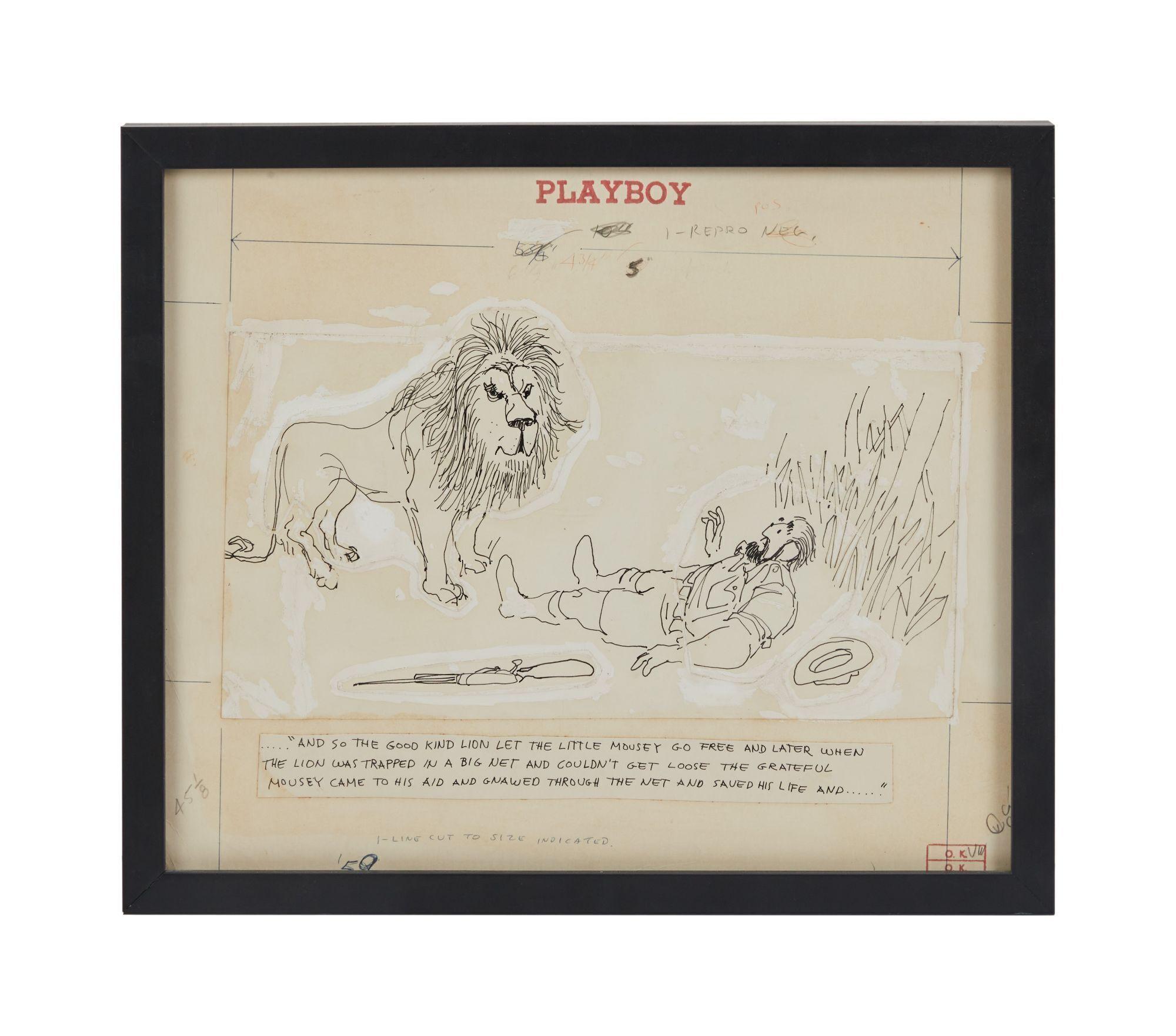 Playboy | Shel Silverstein Africa Illustration