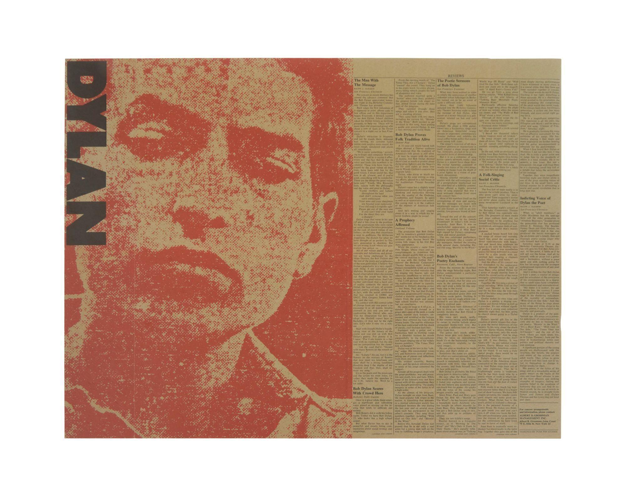 Bob Dylan | Early Promo Poster