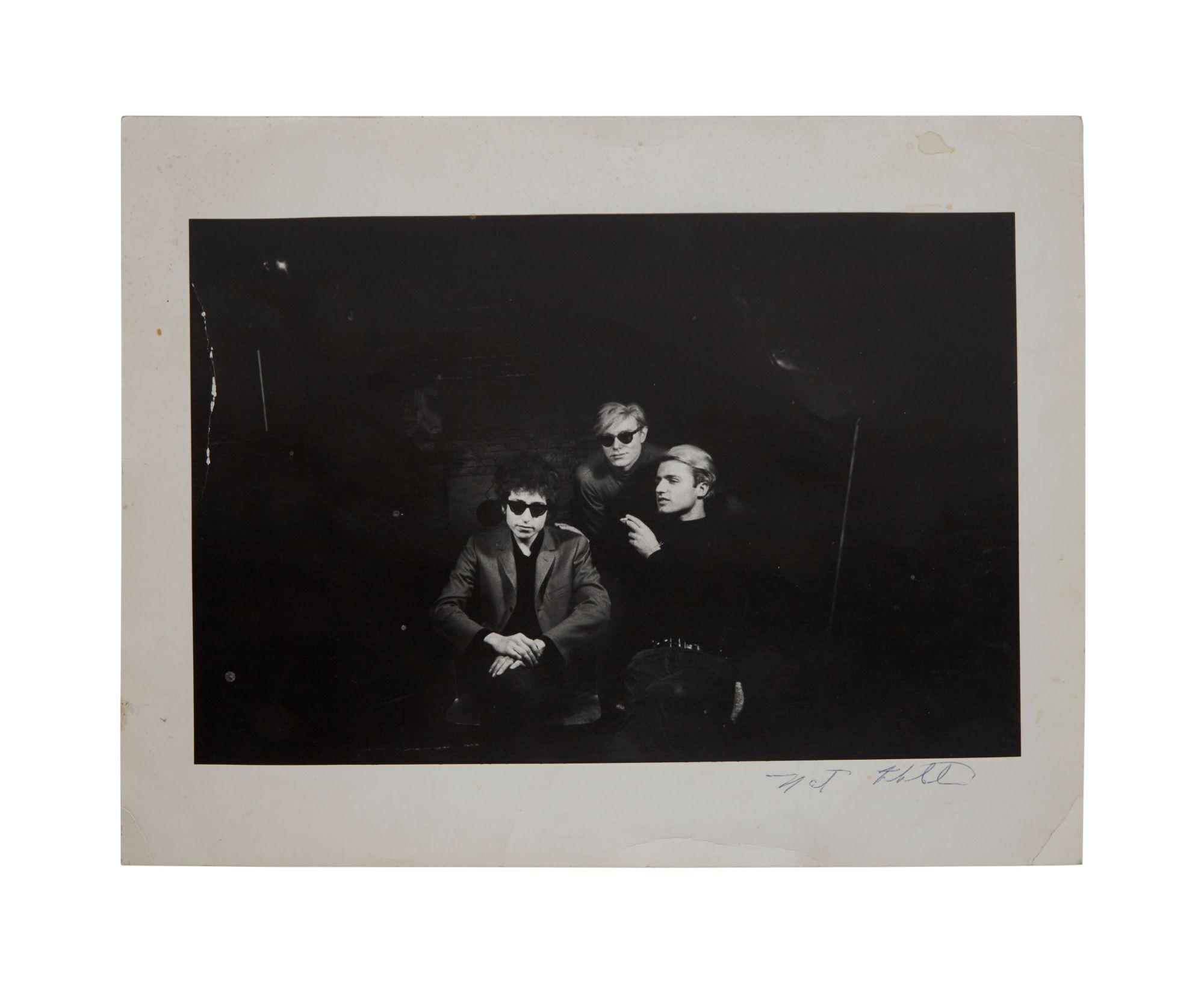 Bob Dylan | Large Nat Finkelstein Signed Photograph Of Visit To