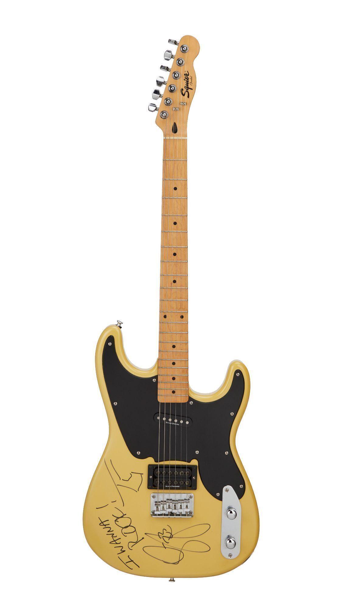本日20:00出品取り消し　Squier 51 Vintage Blonde Twisted Sister | Dee Snider Signed Squier '51 Vintage Modified