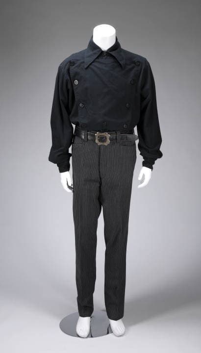 johnny cash why i dress in black Silky Slip Skirt - Black main image 1