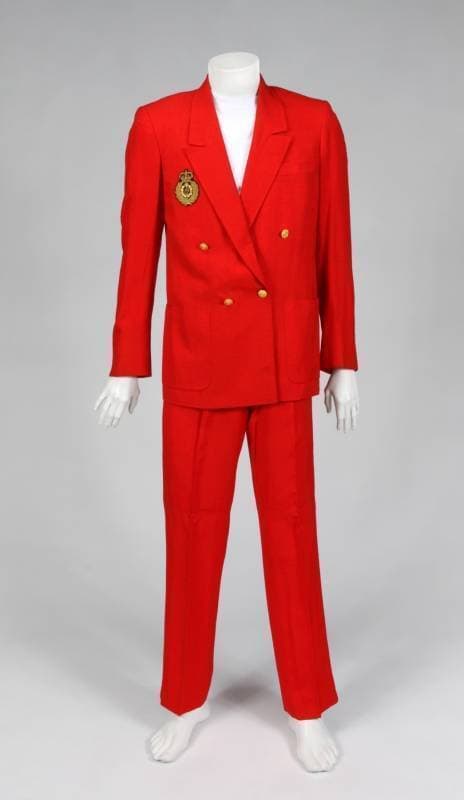 michael jackson red dress Thriller jacket