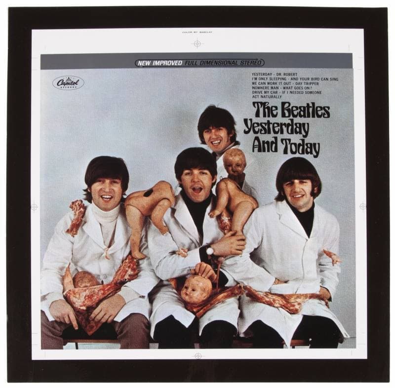 THE BEATLES BUTCHER ALBUM COVER COLLECTION •