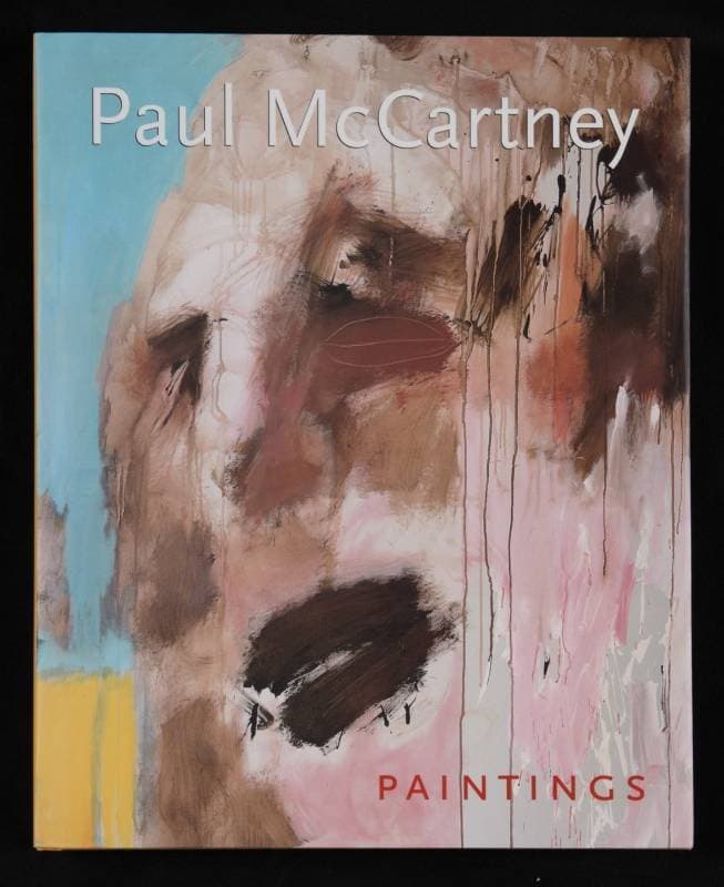 PAUL McCARTNEY SIGNED COPY OF HIS BOOK PAINTINGS •
