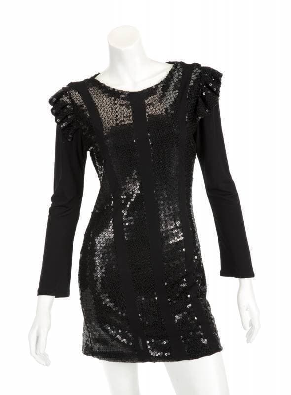 tadashi shoji black and white dress Tadashi Shoji Women's Nayana Embroidered Crepe Gown - Black