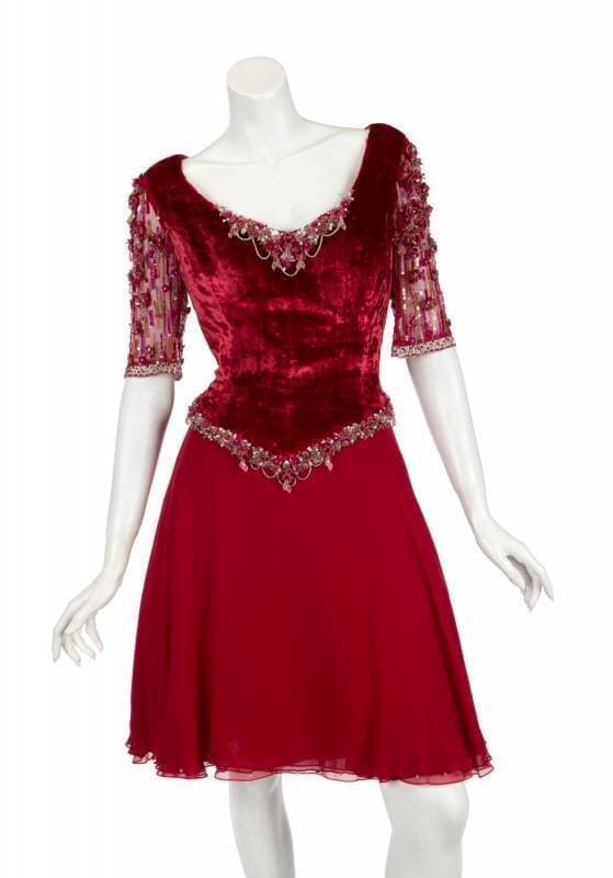 naomi judd red dress NAOMI JUDD THE JUDDS REUNION STAGE DRESS
