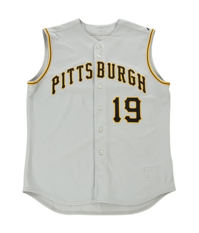 JOSE BAUTISTA 2008 PITTSBURGH PIRATES GAME WORN ROAD JERSEY