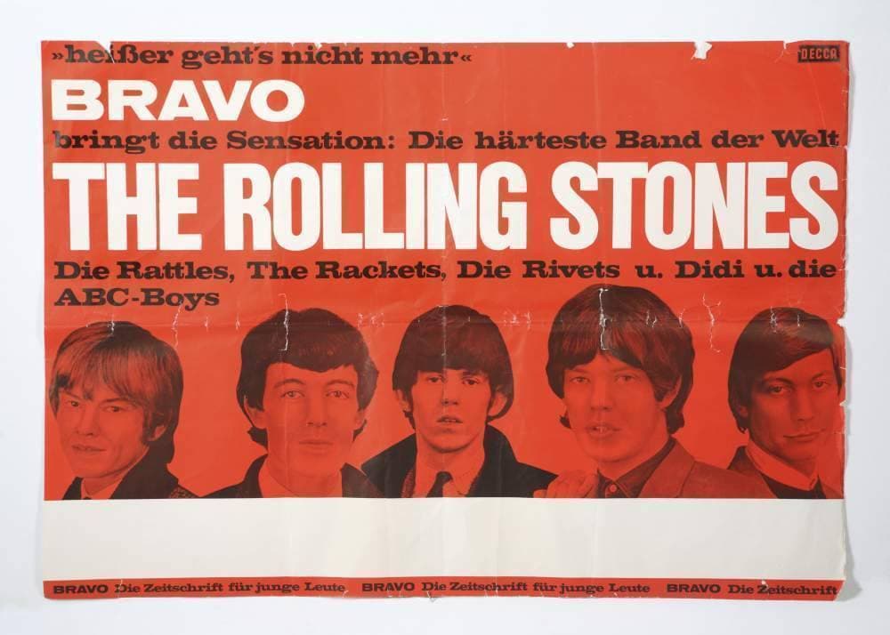ROLLING STONES POSTER FROM 1965