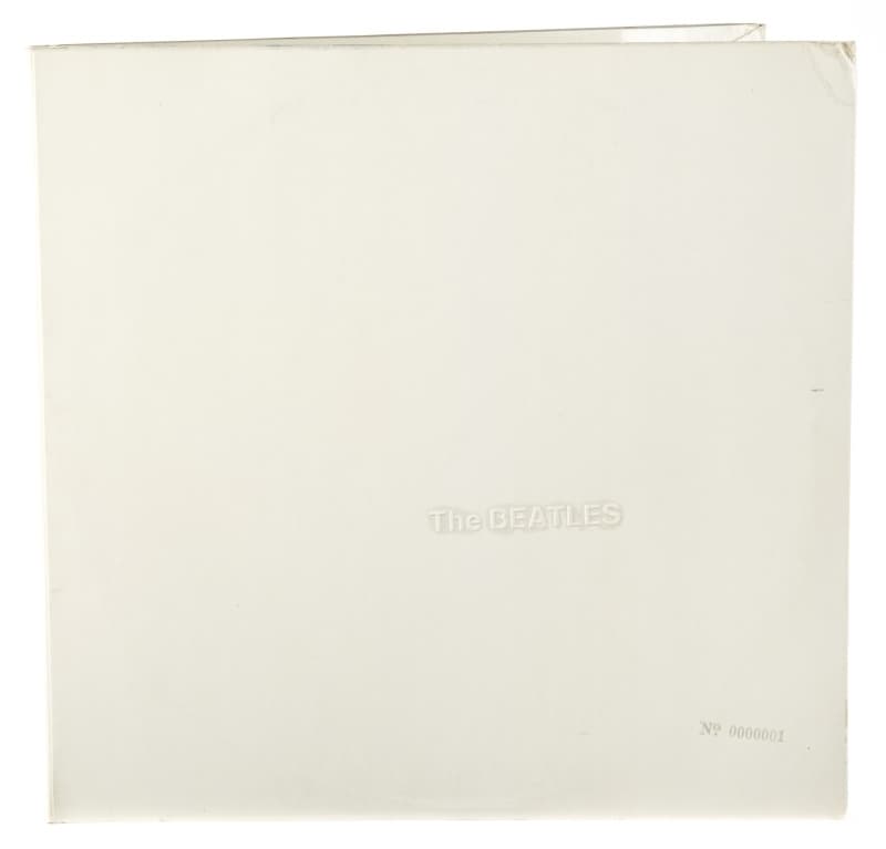 RINGO STARR'S UK 1st MONO PRESSING WHITE ALBUM NO.0000001