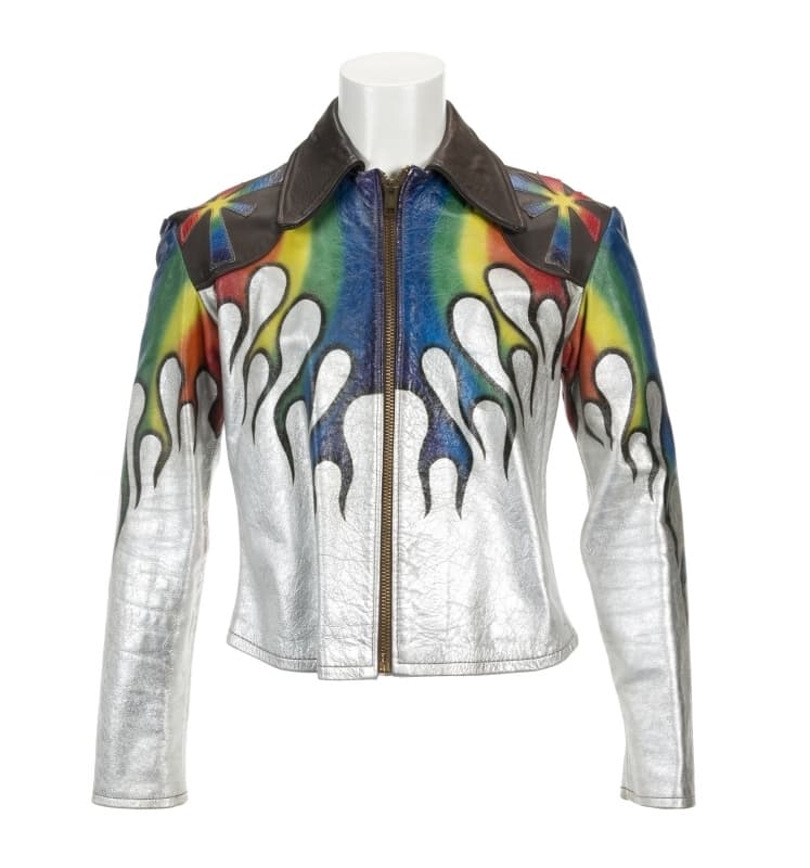 美品！ELVIS PRESLEY／1956DORSEY JACKET ELVIS PRESLEY PAINTED LEATHER JACKET •