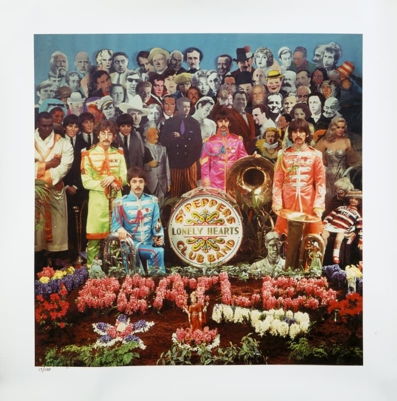 THE BEATLES SGT. PEPPER'S ALTERNATE ALBUM ART PRINT