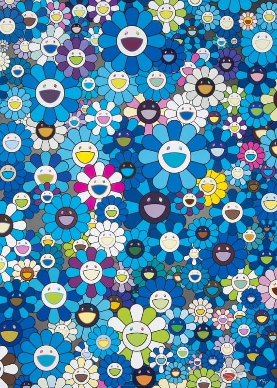 TAKASHI MURAKAMI - AN HOMAGE TO IKB 1957 D
