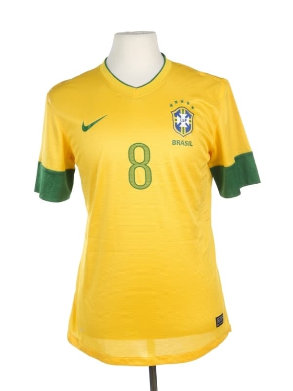 KAKÁ 2012 BRAZIL MATCH WORN JERSEY