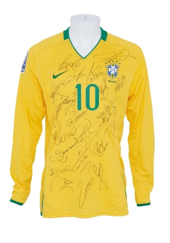KAKÁ 2010 FIFA WORLD CUP QUALIFIERS BRAZIL MATCH WORN JERSEY