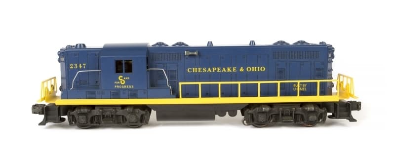 LIONEL POSTWAR 2347 C&O GP-7 DIESEL LOCOMOTIVE