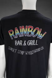 SLASH STAGE WORN T-SHIRT "RAINBOW BAR AND GRILL"