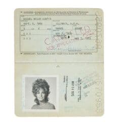 Raquel Welch | Twice Signed 1970 Passport