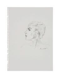 Tony Bennett | Original Pencil Drawing of Lady Gaga From "Love for Sale" Album Cover