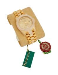 Tony Bennett | Rolex 18k Gold And Diamond Day And Date Wristwatch