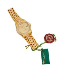 Tony Bennett | Rolex 18k Gold And Diamond Day And Date Wristwatch