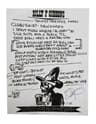 ZZ TOP / BILLY GIBBONS: "SHARP DRESSED MAN" SIGNED HANDWRITTEN LYRICS
